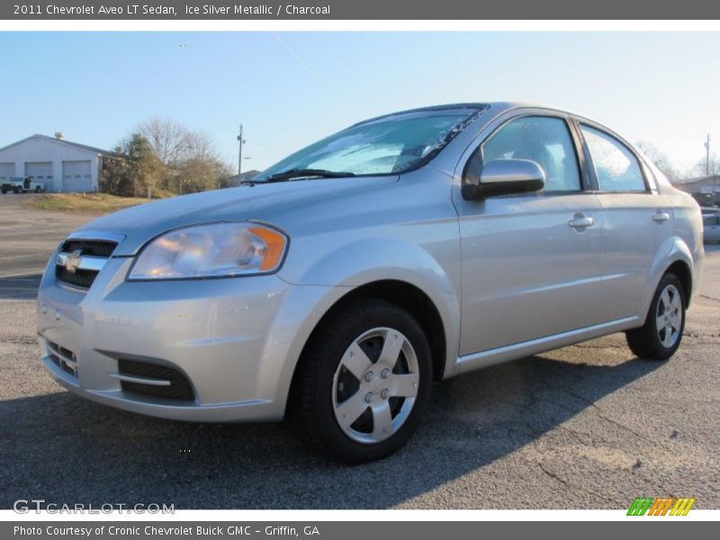 Ice Silver Metallic / Charcoal 2011 Chevrolet Aveo LT Sedan