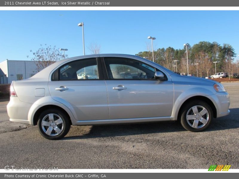 Ice Silver Metallic / Charcoal 2011 Chevrolet Aveo LT Sedan