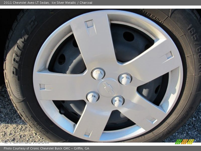 Ice Silver Metallic / Charcoal 2011 Chevrolet Aveo LT Sedan