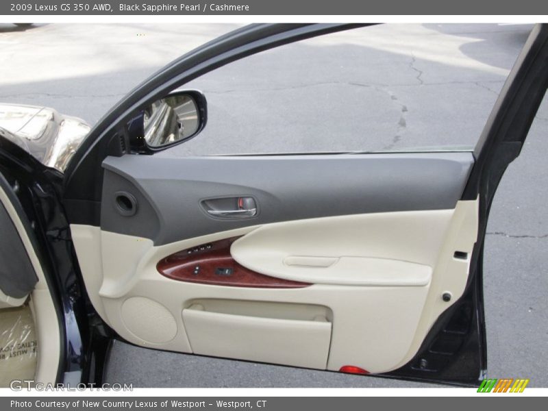 Black Sapphire Pearl / Cashmere 2009 Lexus GS 350 AWD