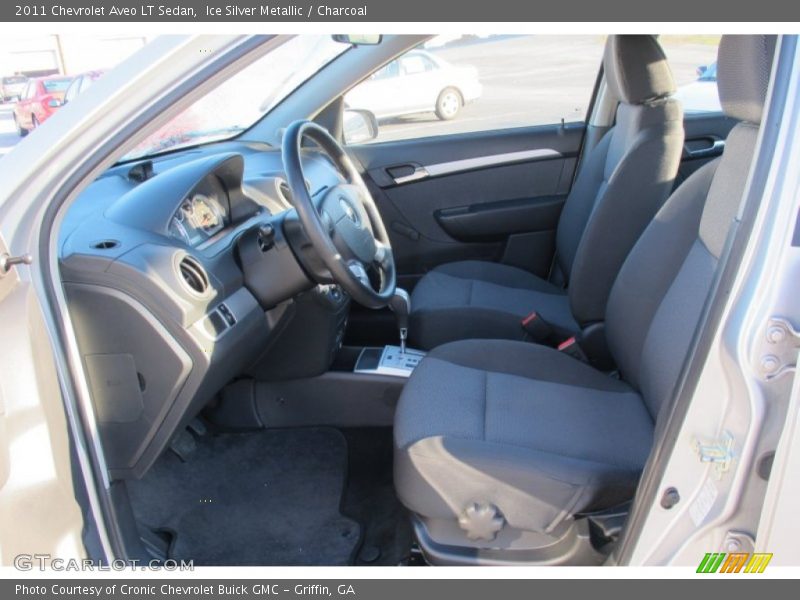 Ice Silver Metallic / Charcoal 2011 Chevrolet Aveo LT Sedan
