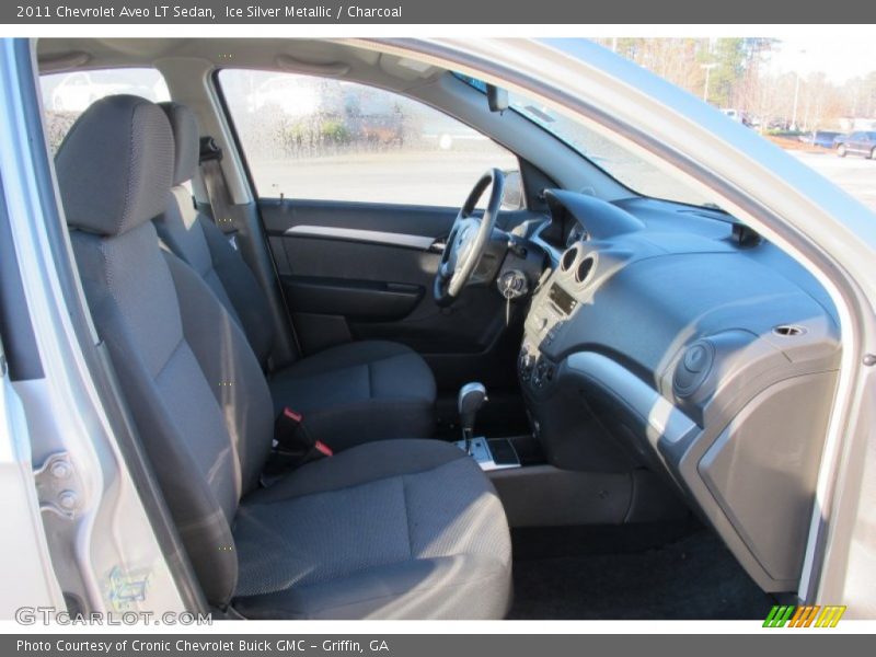 Ice Silver Metallic / Charcoal 2011 Chevrolet Aveo LT Sedan