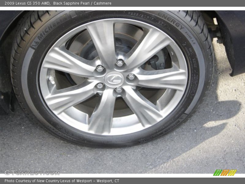 Black Sapphire Pearl / Cashmere 2009 Lexus GS 350 AWD