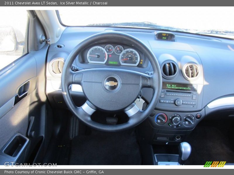 Ice Silver Metallic / Charcoal 2011 Chevrolet Aveo LT Sedan