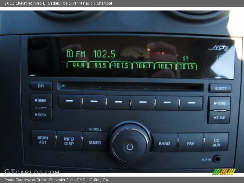 Ice Silver Metallic / Charcoal 2011 Chevrolet Aveo LT Sedan