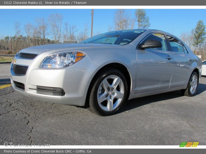 Silver Ice Metallic / Titanium 2012 Chevrolet Malibu LS