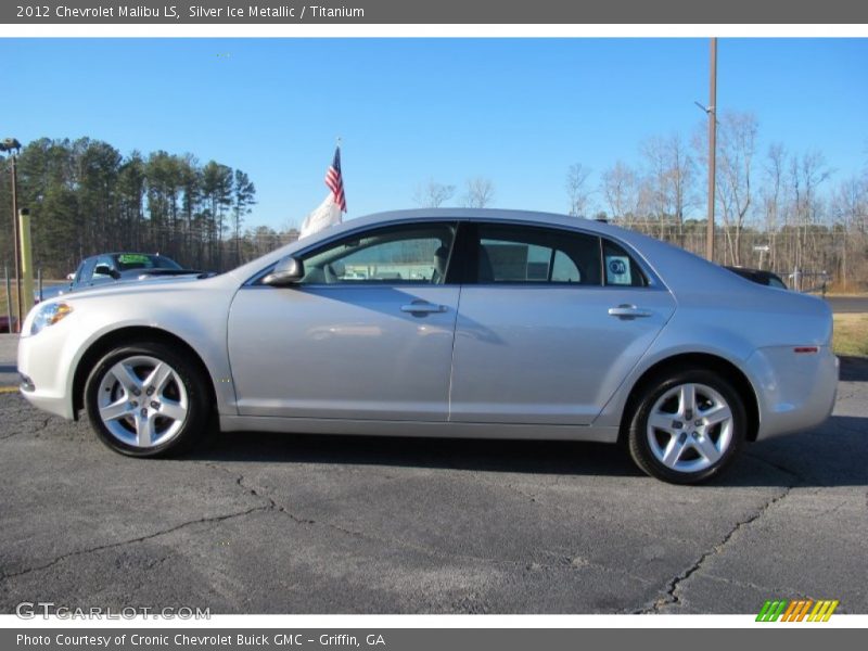 Silver Ice Metallic / Titanium 2012 Chevrolet Malibu LS