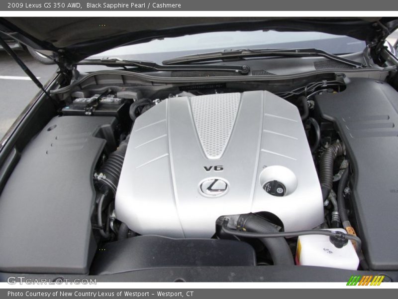 Black Sapphire Pearl / Cashmere 2009 Lexus GS 350 AWD