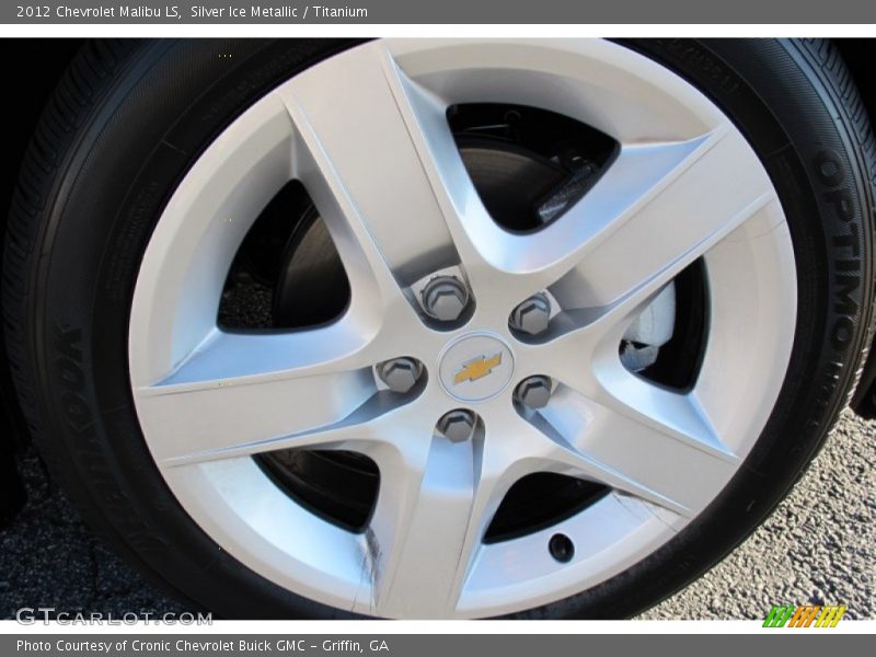 Silver Ice Metallic / Titanium 2012 Chevrolet Malibu LS