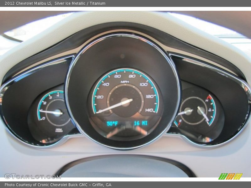 Silver Ice Metallic / Titanium 2012 Chevrolet Malibu LS