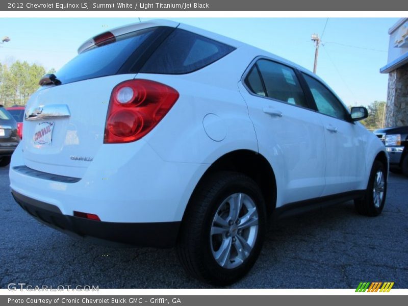Summit White / Light Titanium/Jet Black 2012 Chevrolet Equinox LS