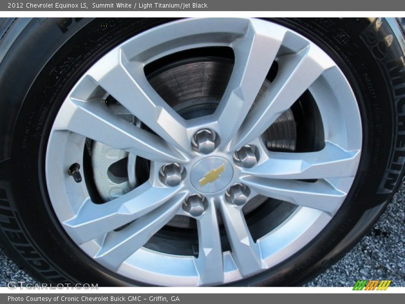 Summit White / Light Titanium/Jet Black 2012 Chevrolet Equinox LS