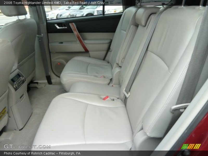 Salsa Red Pearl / Ash Gray 2008 Toyota Highlander Limited 4WD