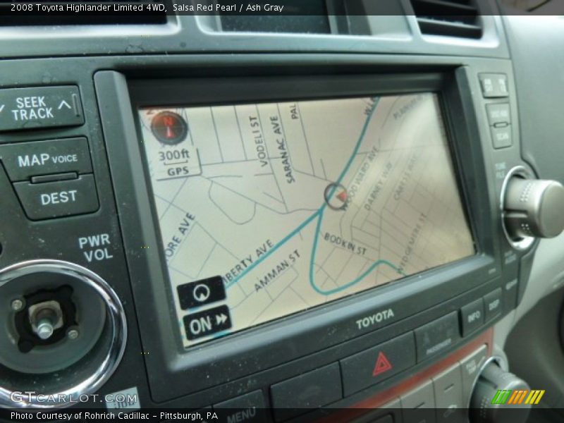 Salsa Red Pearl / Ash Gray 2008 Toyota Highlander Limited 4WD