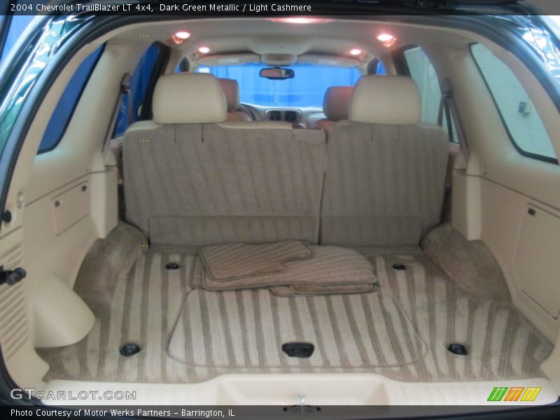 Dark Green Metallic / Light Cashmere 2004 Chevrolet TrailBlazer LT 4x4