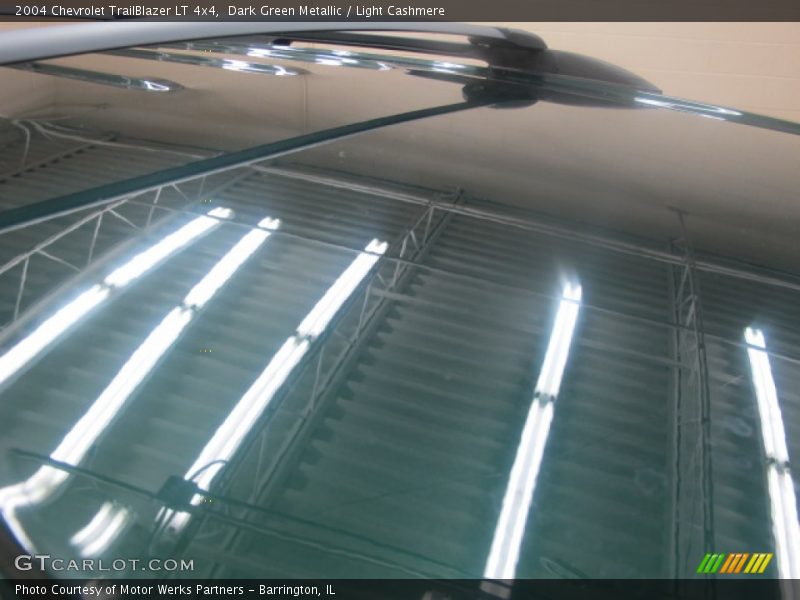 Dark Green Metallic / Light Cashmere 2004 Chevrolet TrailBlazer LT 4x4