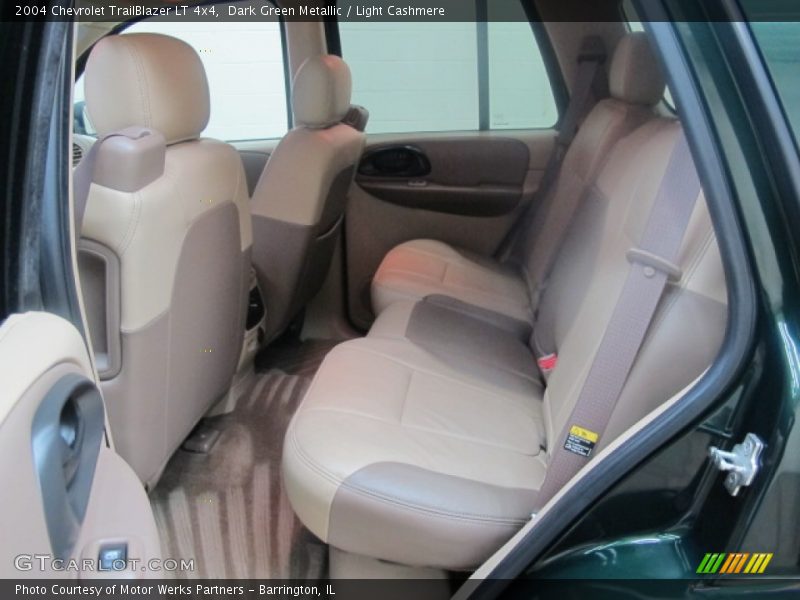 Dark Green Metallic / Light Cashmere 2004 Chevrolet TrailBlazer LT 4x4