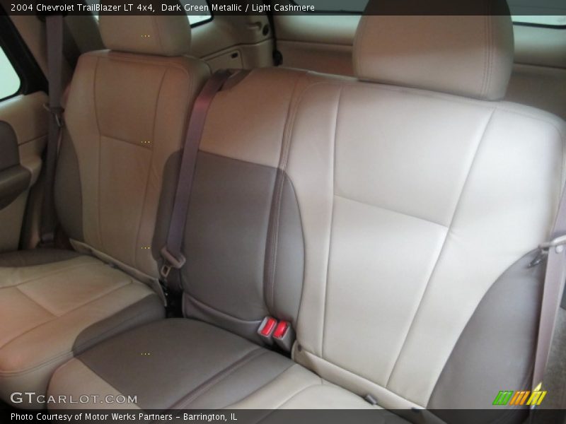 Dark Green Metallic / Light Cashmere 2004 Chevrolet TrailBlazer LT 4x4