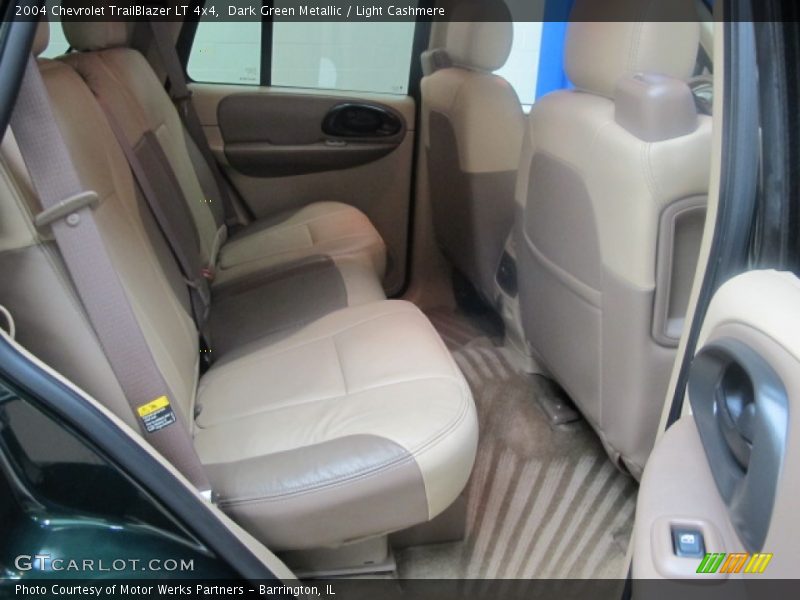 Dark Green Metallic / Light Cashmere 2004 Chevrolet TrailBlazer LT 4x4