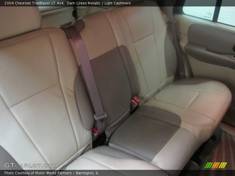 Dark Green Metallic / Light Cashmere 2004 Chevrolet TrailBlazer LT 4x4