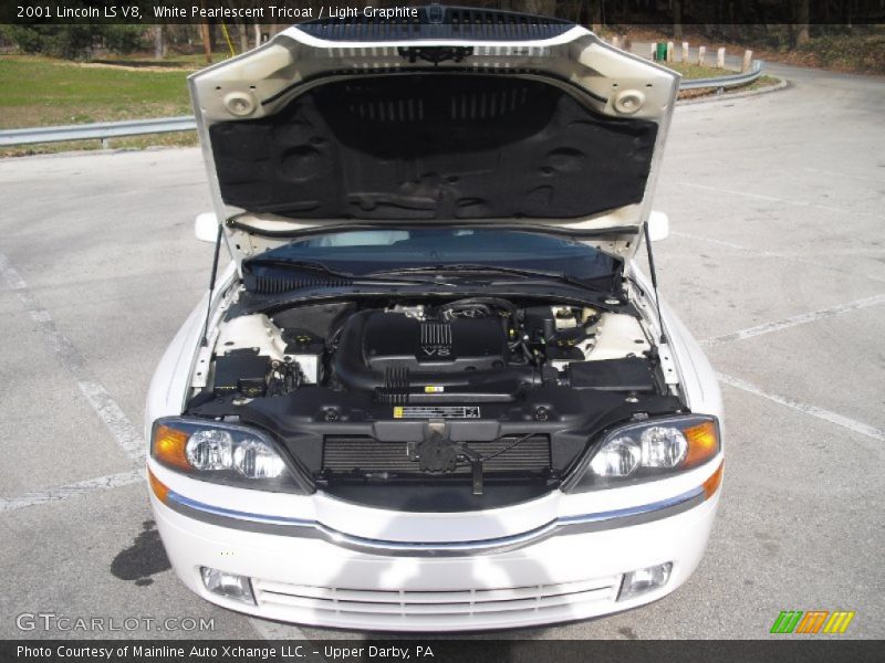 White Pearlescent Tricoat / Light Graphite 2001 Lincoln LS V8
