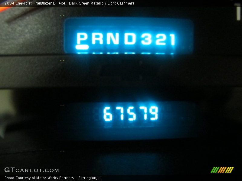 Dark Green Metallic / Light Cashmere 2004 Chevrolet TrailBlazer LT 4x4