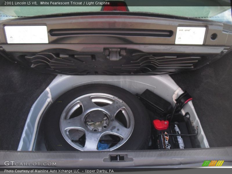 White Pearlescent Tricoat / Light Graphite 2001 Lincoln LS V8