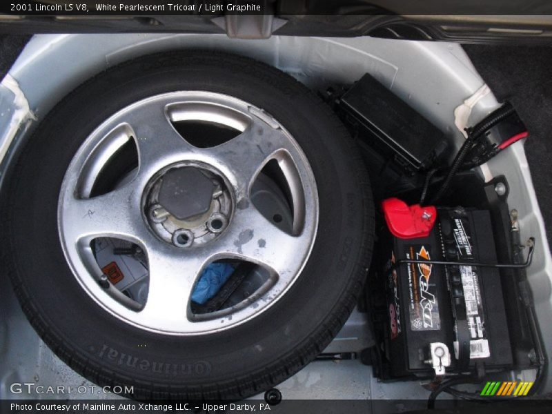 White Pearlescent Tricoat / Light Graphite 2001 Lincoln LS V8