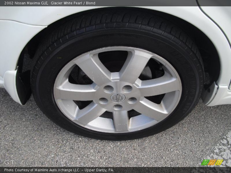 Glacier White Pearl / Blond 2002 Nissan Maxima GLE