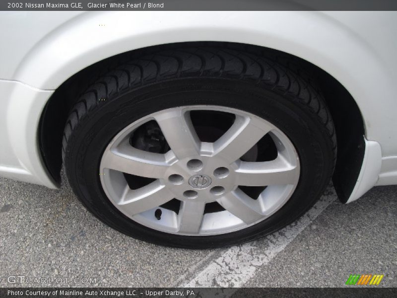 Glacier White Pearl / Blond 2002 Nissan Maxima GLE