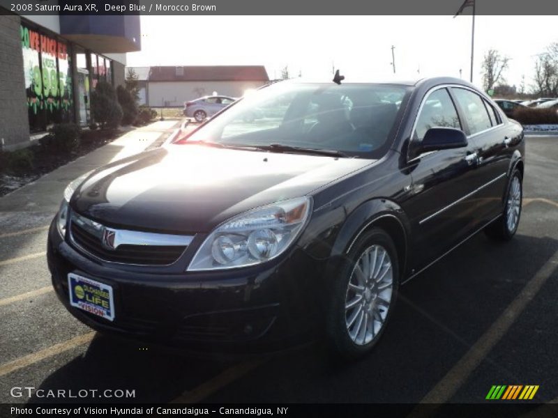 Deep Blue / Morocco Brown 2008 Saturn Aura XR