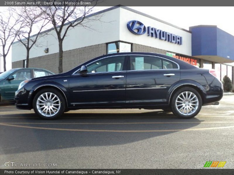 Deep Blue / Morocco Brown 2008 Saturn Aura XR