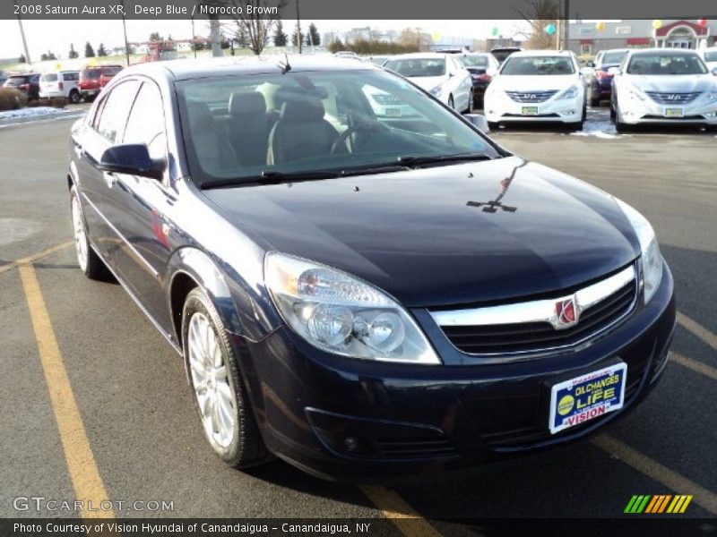 Deep Blue / Morocco Brown 2008 Saturn Aura XR