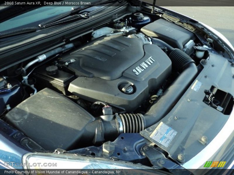 Deep Blue / Morocco Brown 2008 Saturn Aura XR