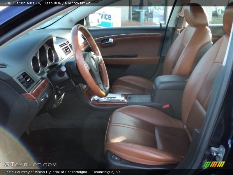 Deep Blue / Morocco Brown 2008 Saturn Aura XR