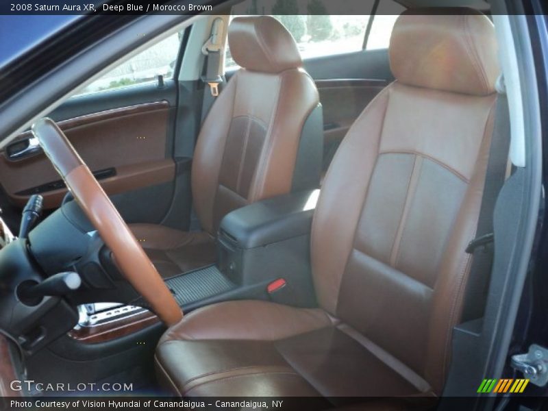 Deep Blue / Morocco Brown 2008 Saturn Aura XR