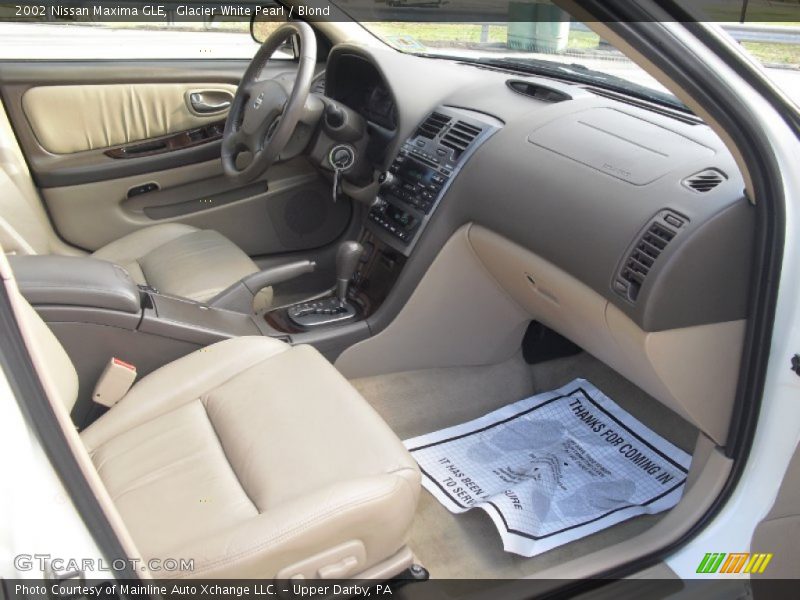  2002 Maxima GLE Blond Interior