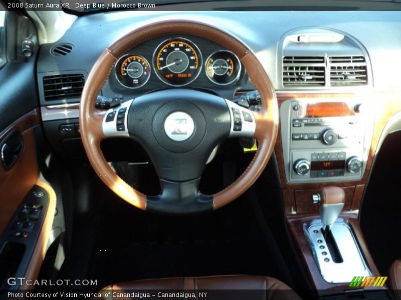 Deep Blue / Morocco Brown 2008 Saturn Aura XR