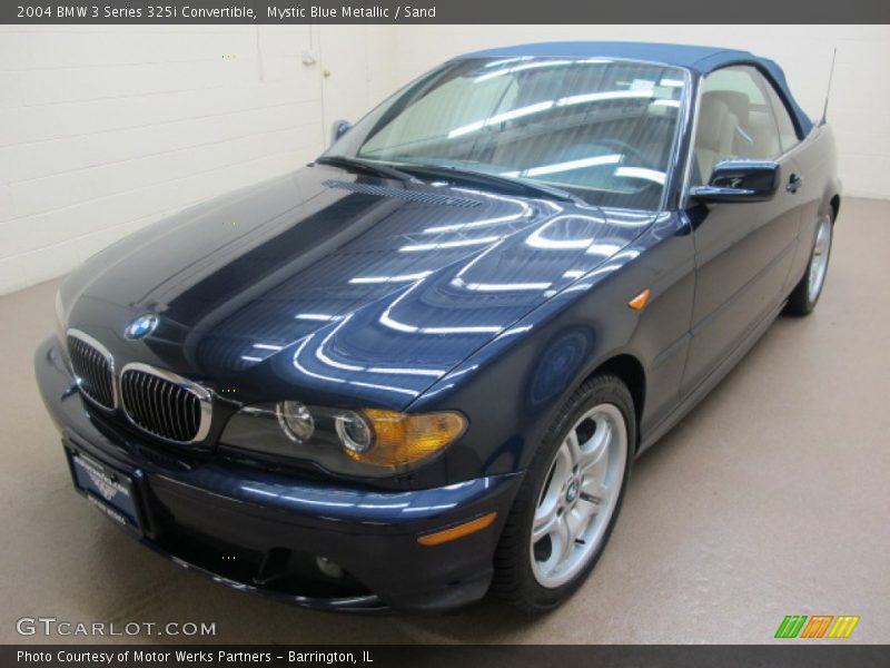 Mystic Blue Metallic / Sand 2004 BMW 3 Series 325i Convertible