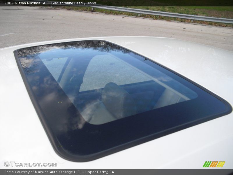 Glacier White Pearl / Blond 2002 Nissan Maxima GLE