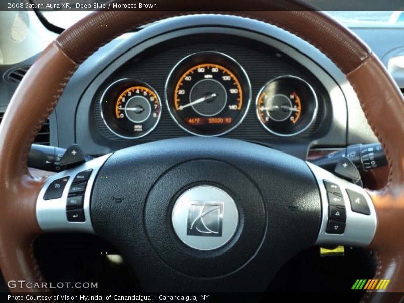 Deep Blue / Morocco Brown 2008 Saturn Aura XR