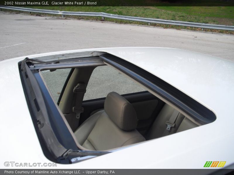 Glacier White Pearl / Blond 2002 Nissan Maxima GLE