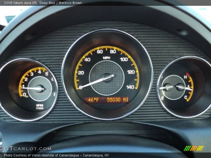 Deep Blue / Morocco Brown 2008 Saturn Aura XR