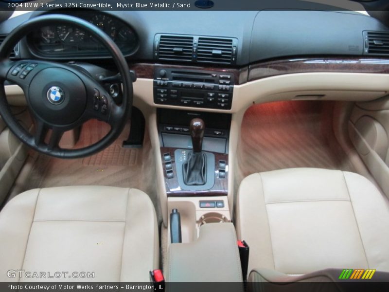 Mystic Blue Metallic / Sand 2004 BMW 3 Series 325i Convertible