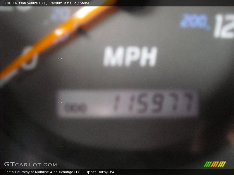 Radium Metallic / Stone 2000 Nissan Sentra GXE