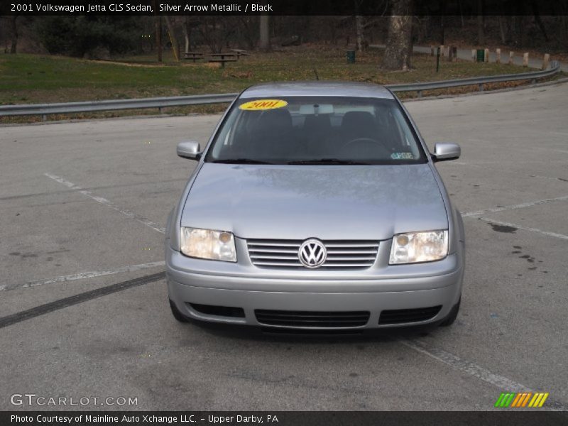 Silver Arrow Metallic / Black 2001 Volkswagen Jetta GLS Sedan