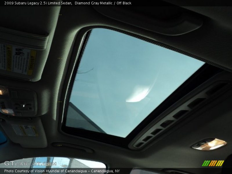 Diamond Gray Metallic / Off Black 2009 Subaru Legacy 2.5i Limited Sedan