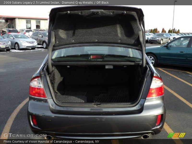 Diamond Gray Metallic / Off Black 2009 Subaru Legacy 2.5i Limited Sedan