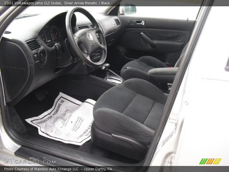 Silver Arrow Metallic / Black 2001 Volkswagen Jetta GLS Sedan