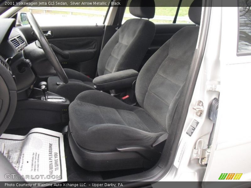 Silver Arrow Metallic / Black 2001 Volkswagen Jetta GLS Sedan